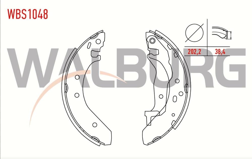 HONDA CİVİC 96-01 ARKA FREN BALATASI (WALBURG)