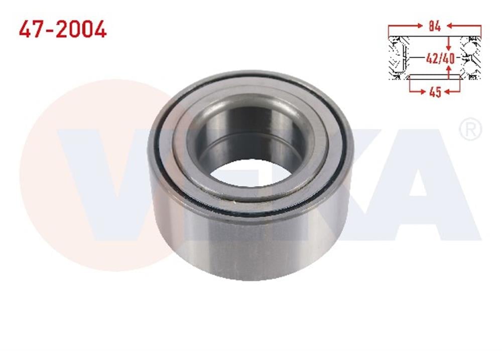 HONDA CRV 02-06 ÖN TEKER RULMANI 45X84X42/40 (VEKA)