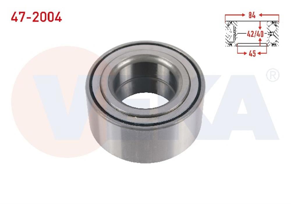 HONDA CRV 02-06 ÖN TEKER RULMANI 45X84X42/40 (VEKA)