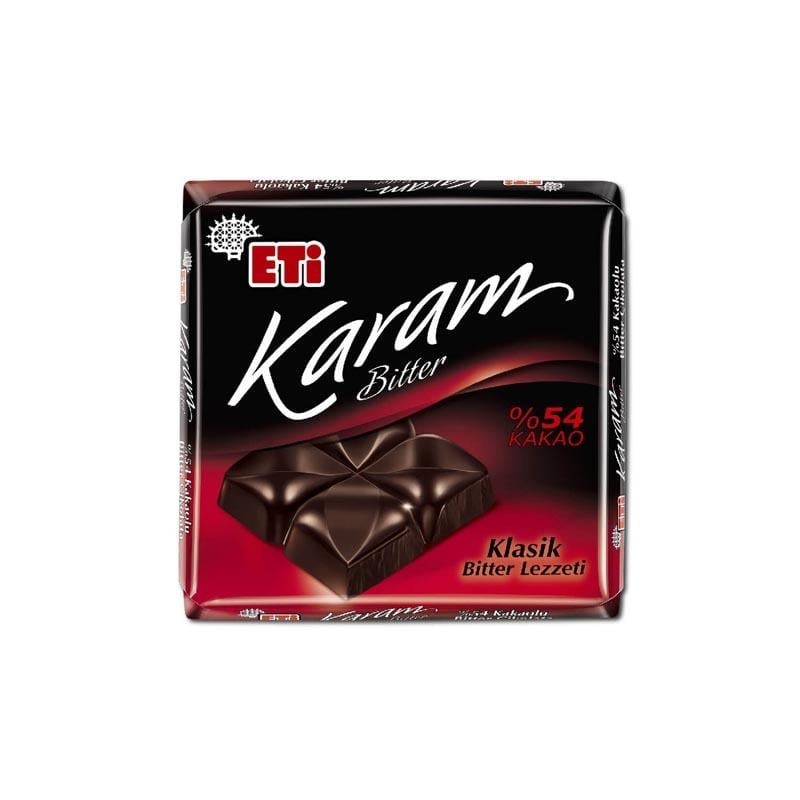 ETİ KARAM BİTTER 54 KAKAO 60 GR