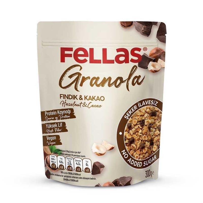 FELLAS FINDIK KAKAO GRANOLA 300 GR