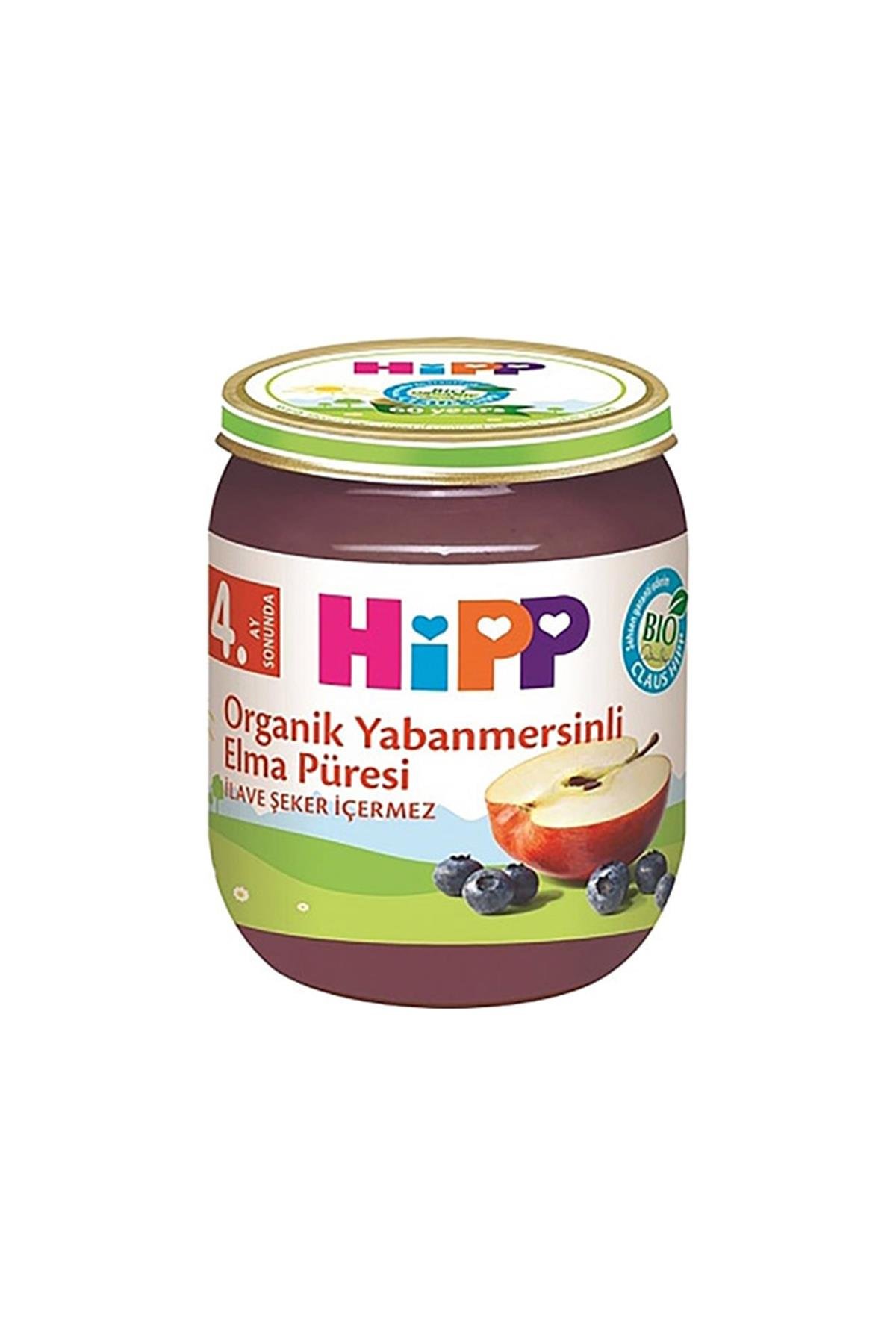HIPP YABAN MERSİNLİ ELMA PÜRESİ 125 GR
