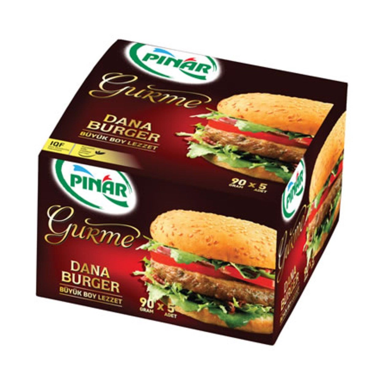 PINAR GURME BURGER 90 GR x 5