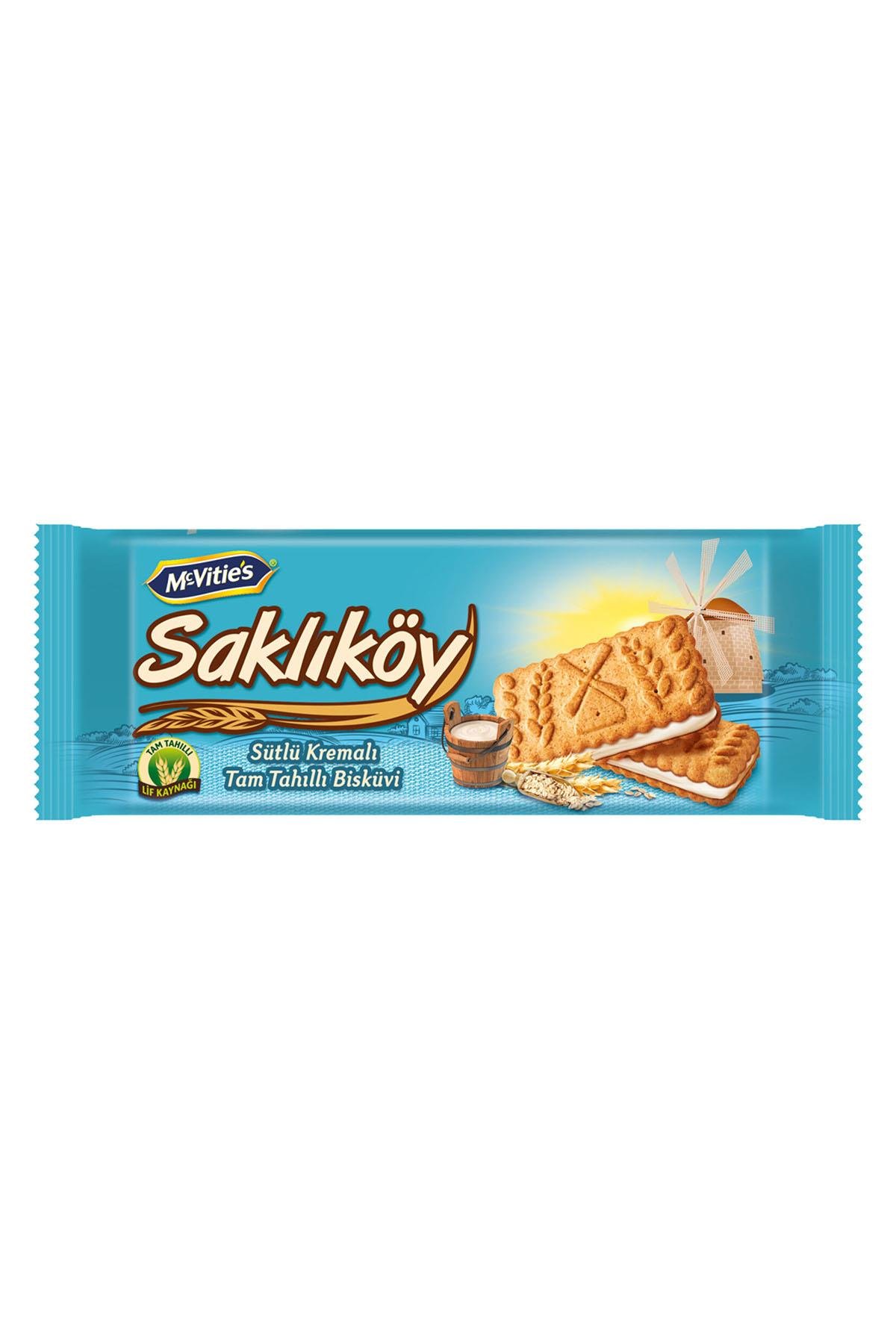 ÜLKER SAKLIKÖY SÜTLÜ KREMALI KLASİK BİSKÜVİ
