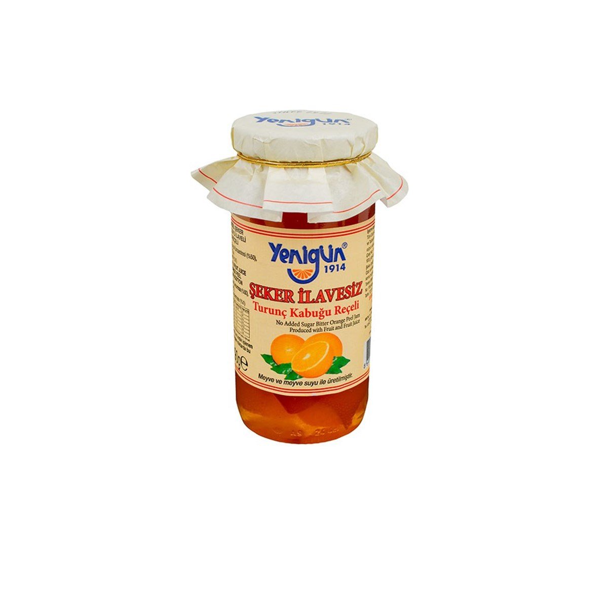 YENİGÜN ŞEKERSİZ TURUNÇ REÇELİ 290 GR