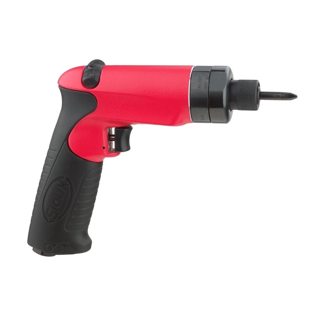 Sioux Tools SSD6P12S Durak Tabanca Tutacağı Tornavida | Servis Ters | 6 HP | 1200 RPM | 100 inç-lb. Maksimum tork