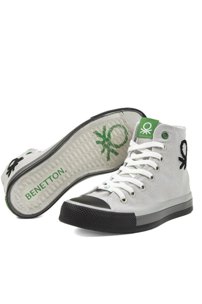BENETTON Erkek Gri-Siyah Günlük Spor Ayakkabı BN-30552