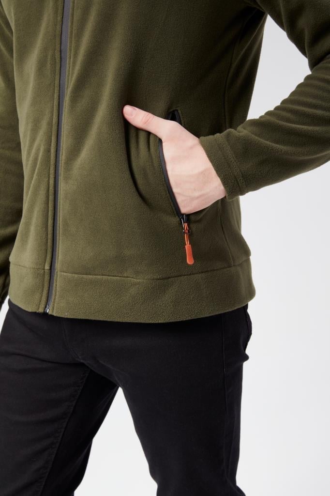 DİANDOR Erkek Regular Fit Kapüşonlu Tam Fermuarlı Polar Sweatshirt 2325205