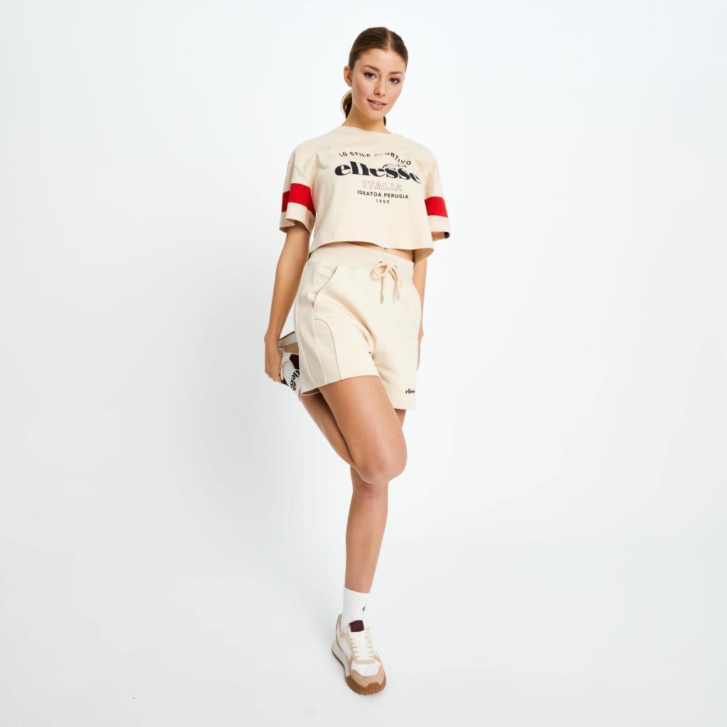 ELLESSE Kadın Kısa Kollu Crop Tişört EF143