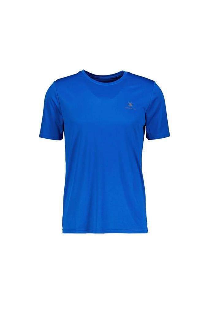 LUMBERJACK 4M CT-100 Erkek Kısa Kollu Basic Mavi Tişört 101497358