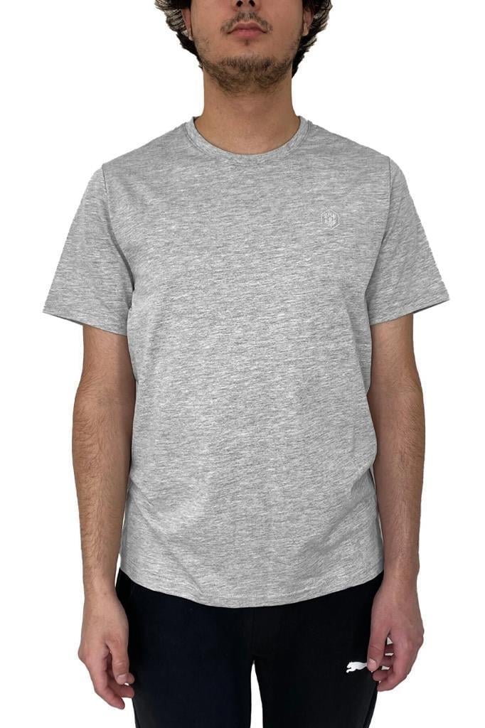 LUMBERJACK 4M CT-102Erkek Kısa Kollu Gri Basic Tişört 101497370