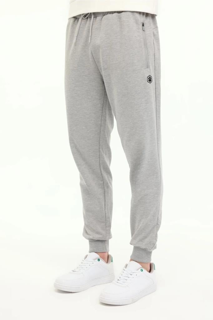 LUMBERJACK 5M,MB CT107 JOGGER 5FX Erkek Regular Fit Gri Melanj Eşofman Altı 101939494