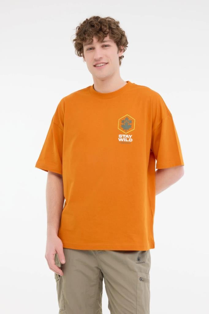 LUMBERJACK 5M,ML STAR 11OTD1-27 5FX Erkek Kısa Kollu Oversize Tişört 101948235