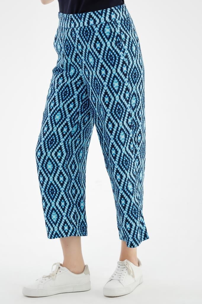 VALERIE TAYLOR Kadın Regular Fit Desenli Şalvar Pantolon 2405694