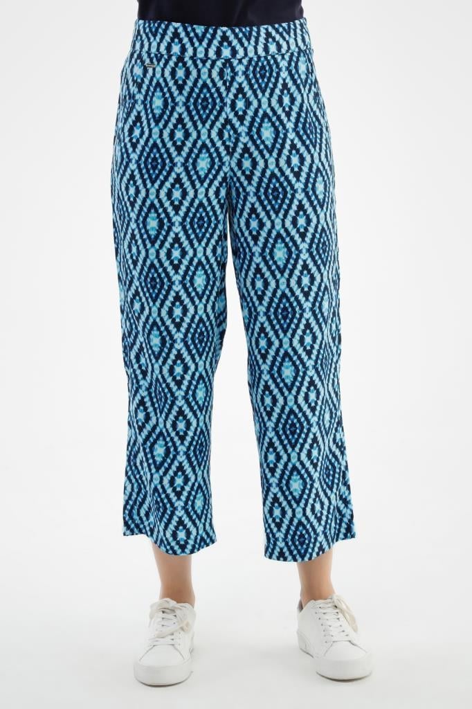 VALERIE TAYLOR Kadın Regular Fit Desenli Şalvar Pantolon 2405694