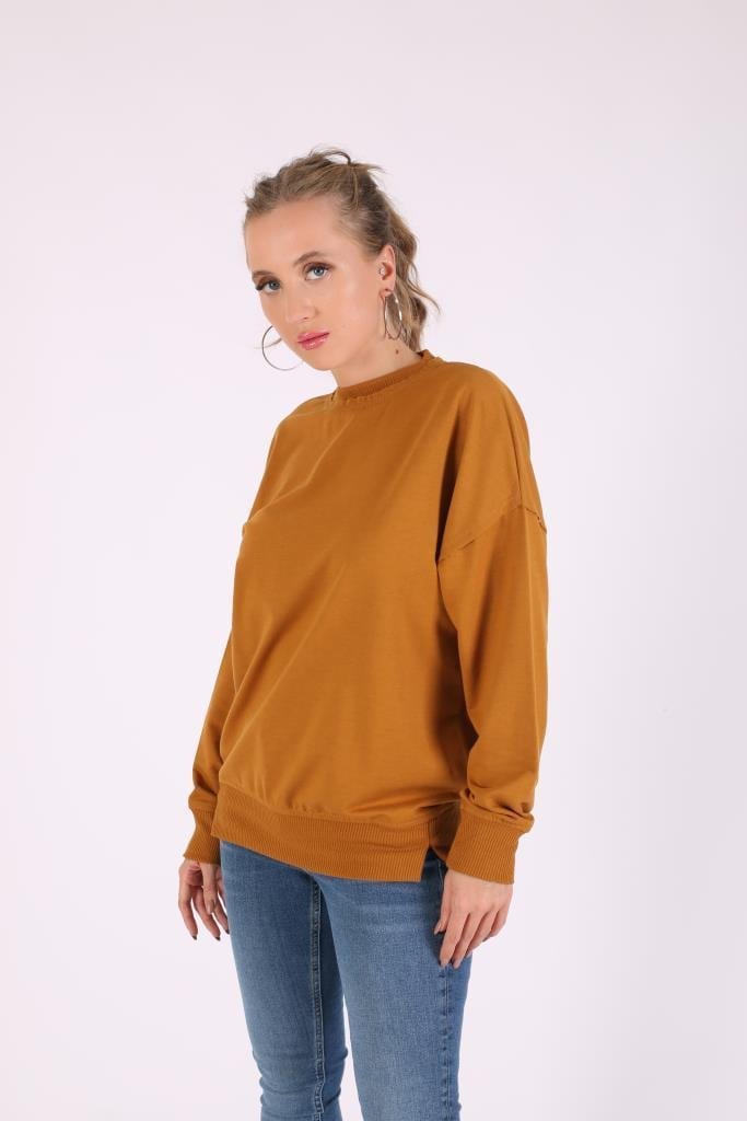 VALERİE TAYLOR Kadın Sıfır Yaka Günlük Sweatshirt 85050