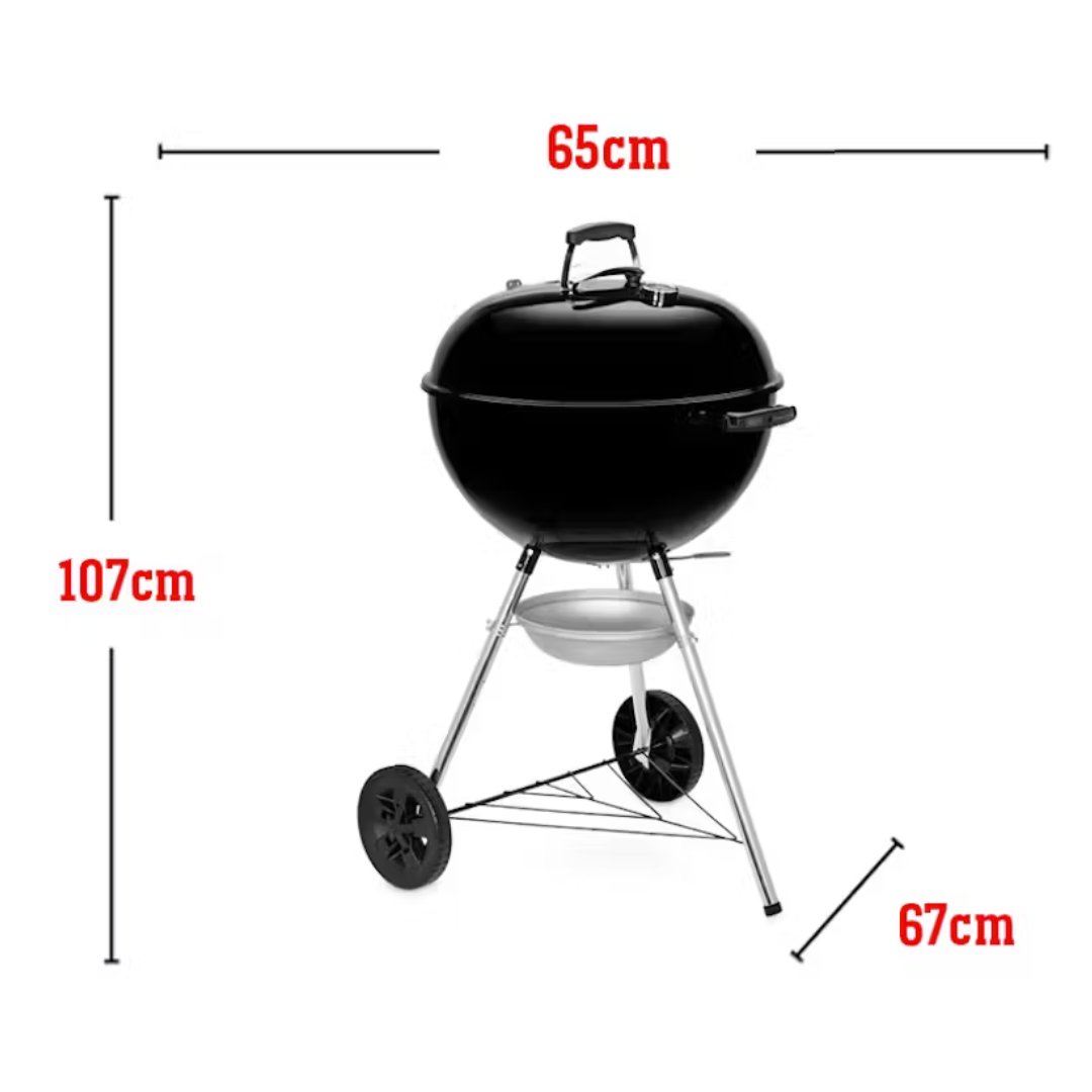 WeberOriginal Kettle, Kömürlü Barbekü 57  cm, E-5710 BLK EU14101004