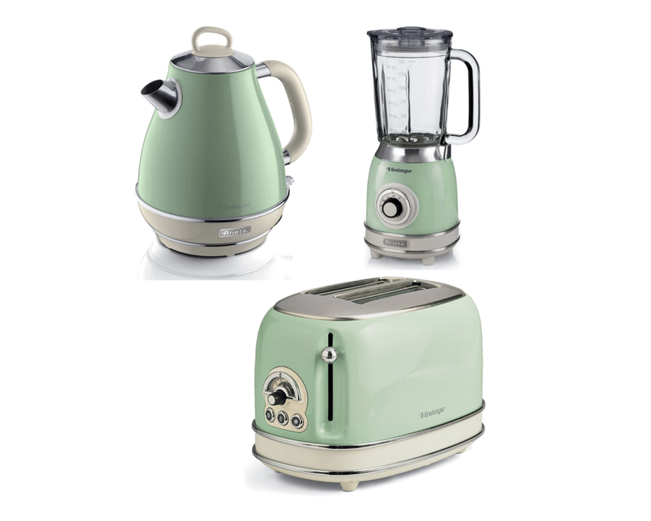 ARIETEStoklarla Sınırlıdır/ Ariete Vintage Kettle, Ekmek Kızartma Makinesi Ve Cam Blender 1000 Watt Yeşil00C286904AR000C01551400C058304AR0
