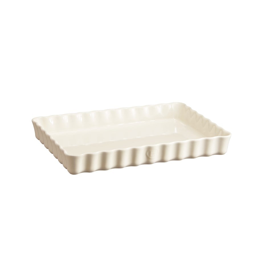 Emile HenryEmile Henry Tart-Börek-Fırın Kabı Dikdörtgen 33 x 24 cm Ekru/Clay026038