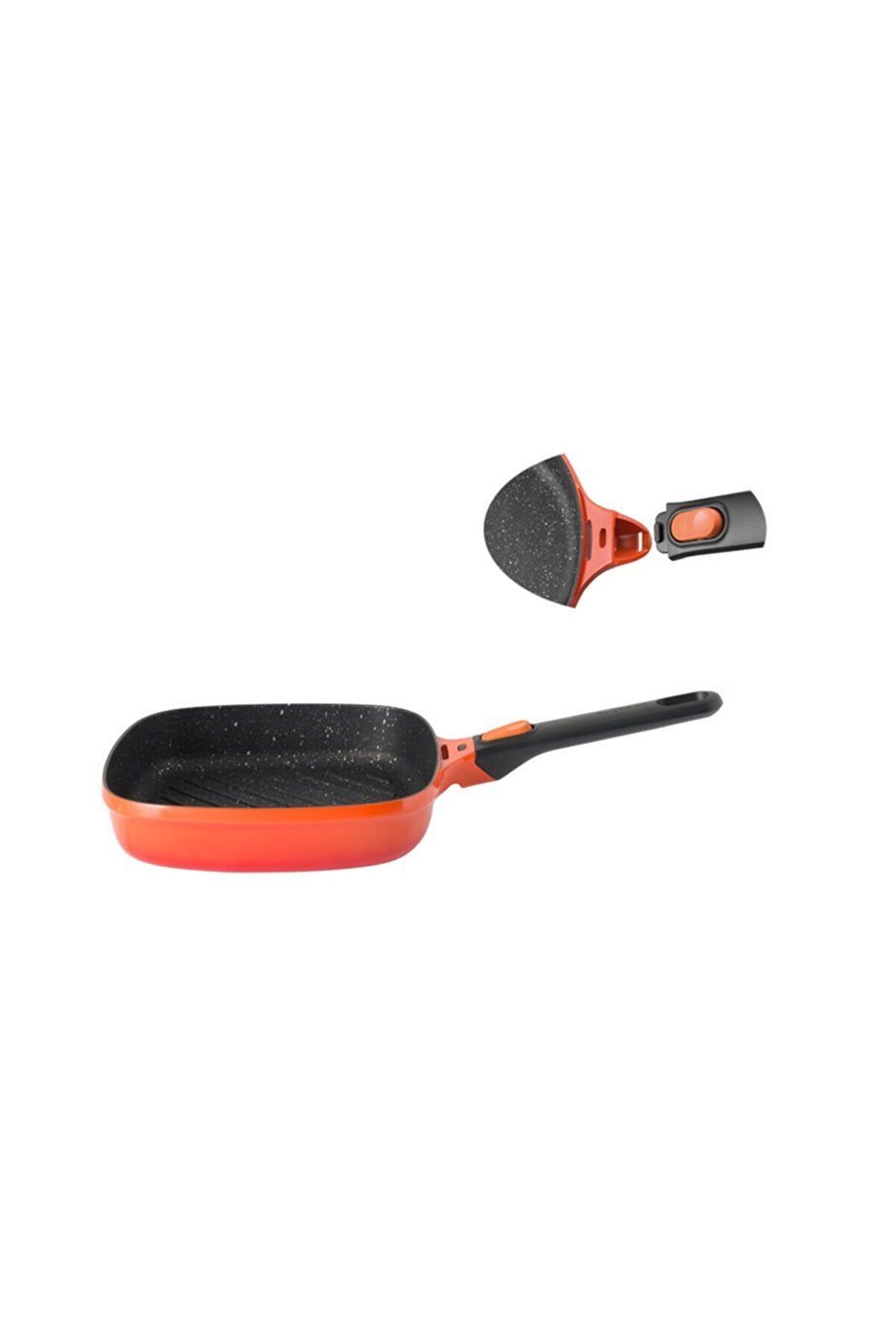 Gem Çıkarılabilir Saplı Stay Cool Izgara Tava Turuncu 24 cm