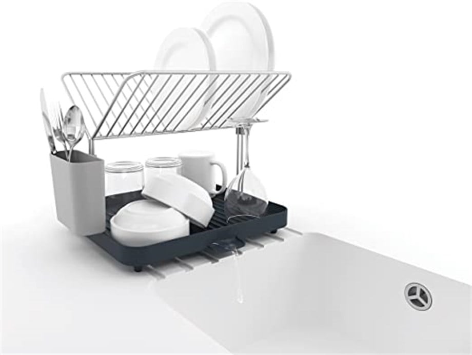 Joseph JosephJoseph Joseph 85084 Katlanabilir 2 Katlı Bulaşıklık Gri85084