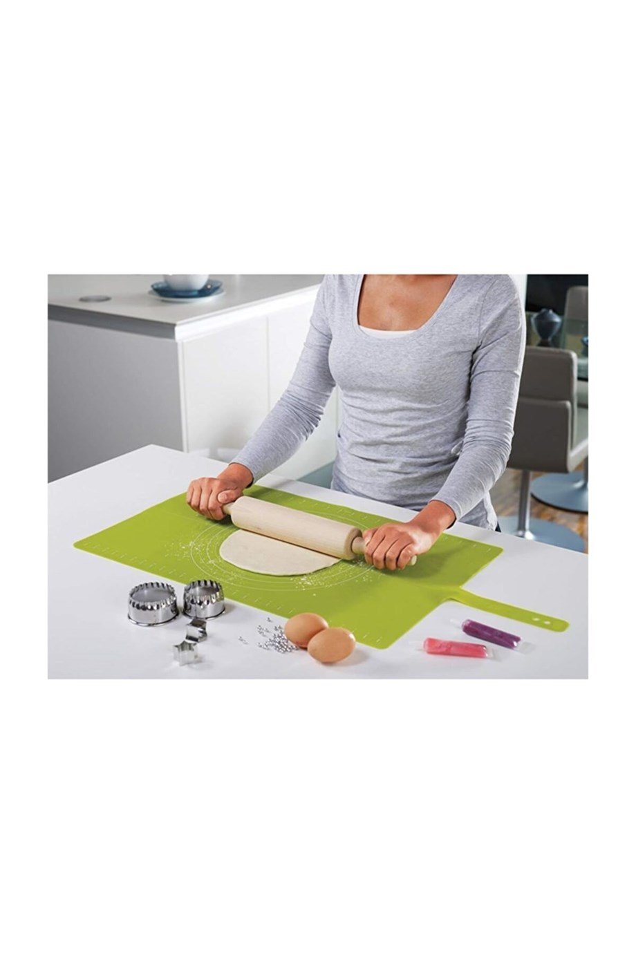 Joseph JosephJoseph Joseph Roll-up™ Kaydırmaz Silikon Hamur Matı - Yeşil20031