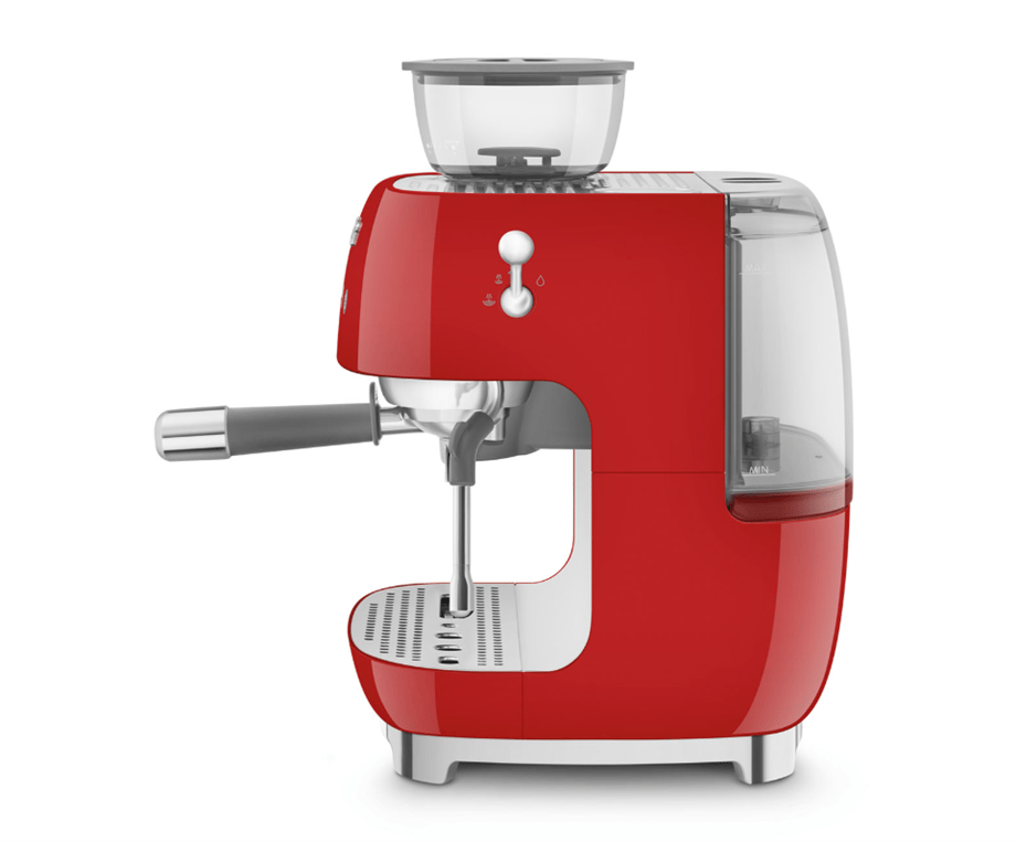SMEG KIRMIZI ÖĞÜTÜCÜLÜ ESPRESSO KAHVE MAKİNESİ ECF03BLEUEGF03RDEU