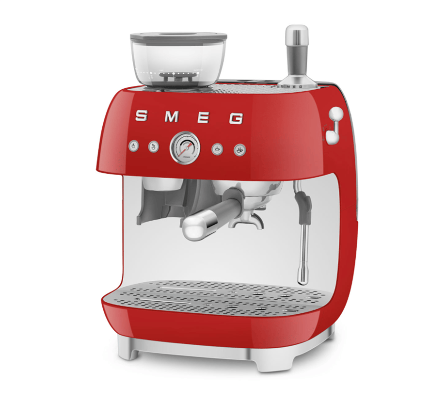 SMEG KIRMIZI ÖĞÜTÜCÜLÜ ESPRESSO KAHVE MAKİNESİ ECF03BLEUEGF03RDEU