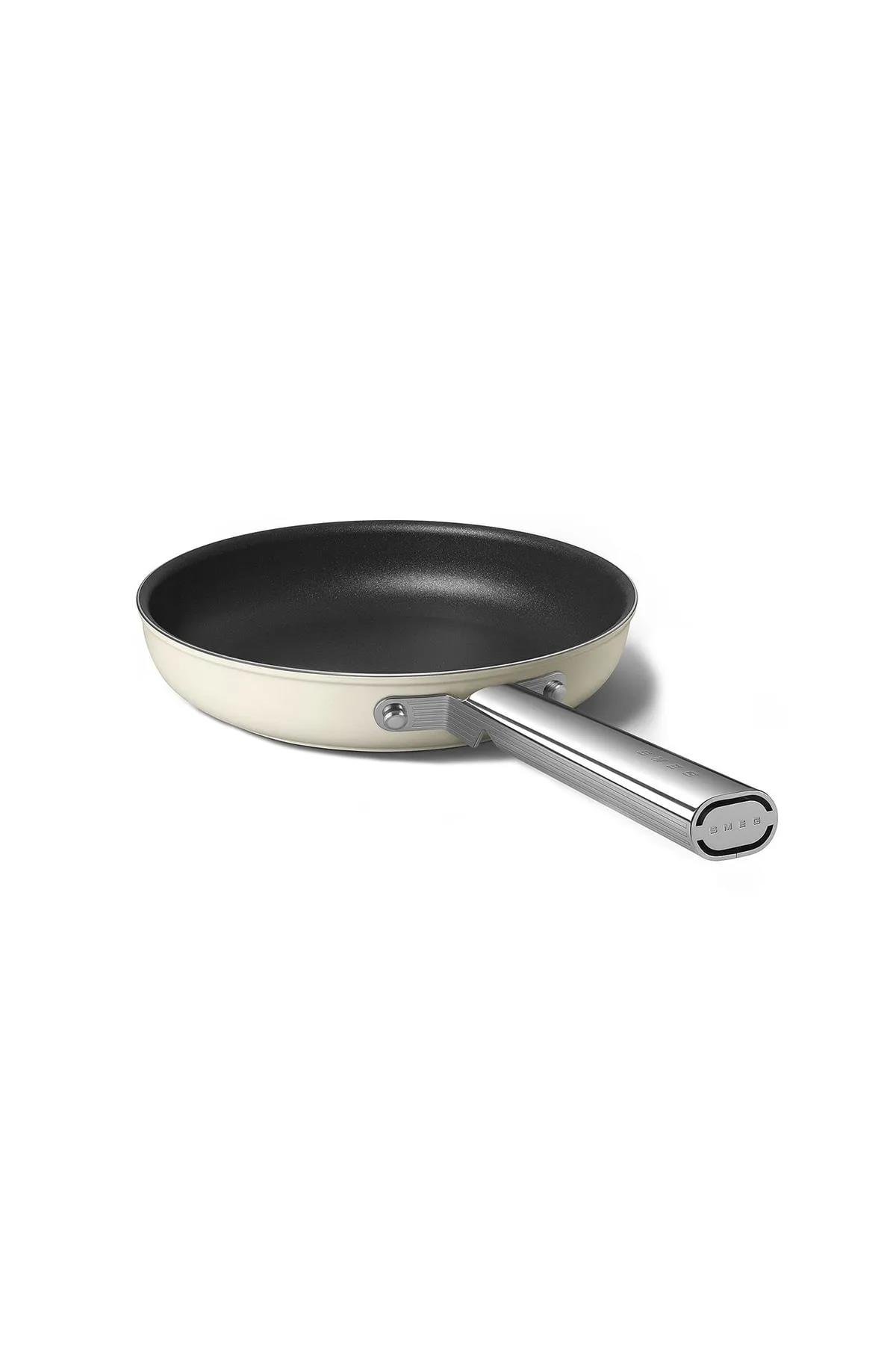 SMEGCookware 50'S Style GRANDE Krem 6'lı Tencere&Tava Seti CKWGRNDCKWGRNDCRM02