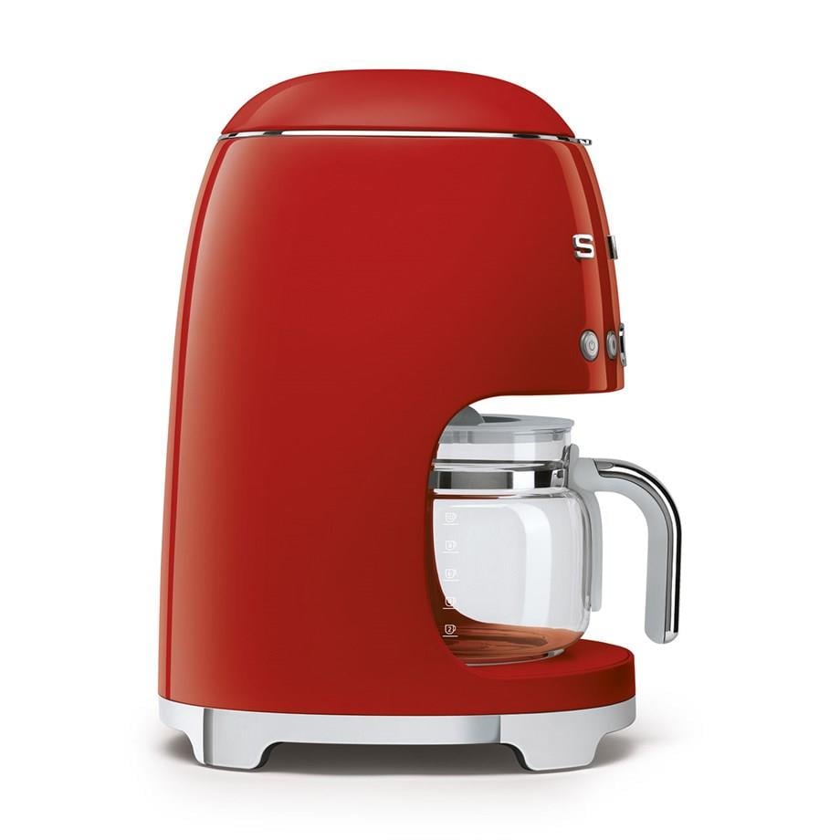 SMEGKırmızı Filtre Kahve Makinesi, Su Isıtıcı Kettle Ve Kişisel Smootie Blender SetiDCF02KLF03PBF01RDEU