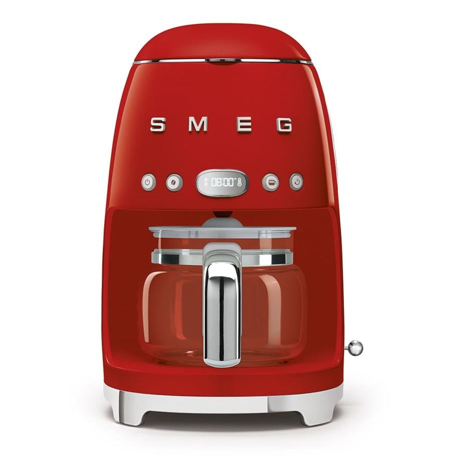SMEGKırmızı Filtre Kahve Makinesi, Su Isıtıcı Kettle Ve Kişisel Smootie Blender SetiDCF02KLF03PBF01RDEU