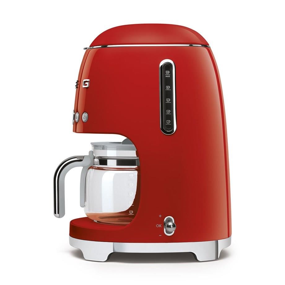 SMEGKırmızı Filtre Kahve Makinesi, Su Isıtıcı Kettle Ve Kişisel Smootie Blender SetiDCF02KLF03PBF01RDEU