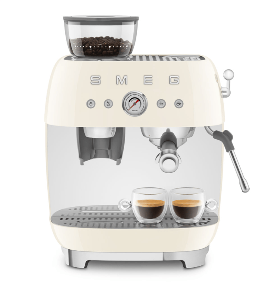SMEGKREM ÖĞÜTÜCÜLÜ ESPRESSO KAHVE MAKİNESİ ECF03BLEUEGF03CREU