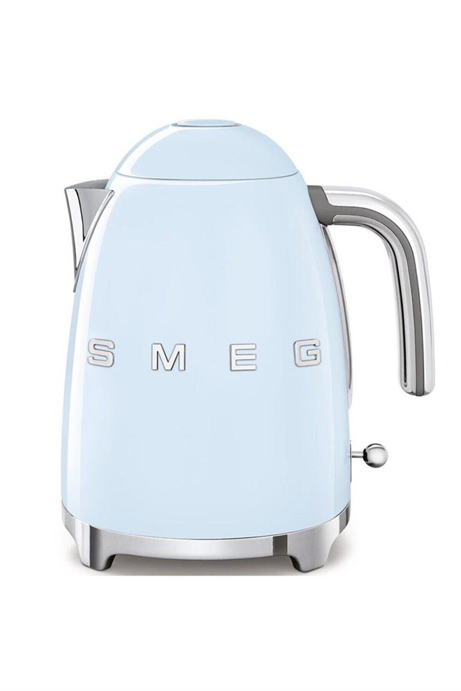 SMEGPastel Mavi Filtre Kahve Makinesi, Su Isıtıcı Kettle Ve Kişisel Smootie Blender SetiDCF02KLF03PBF01PBEU