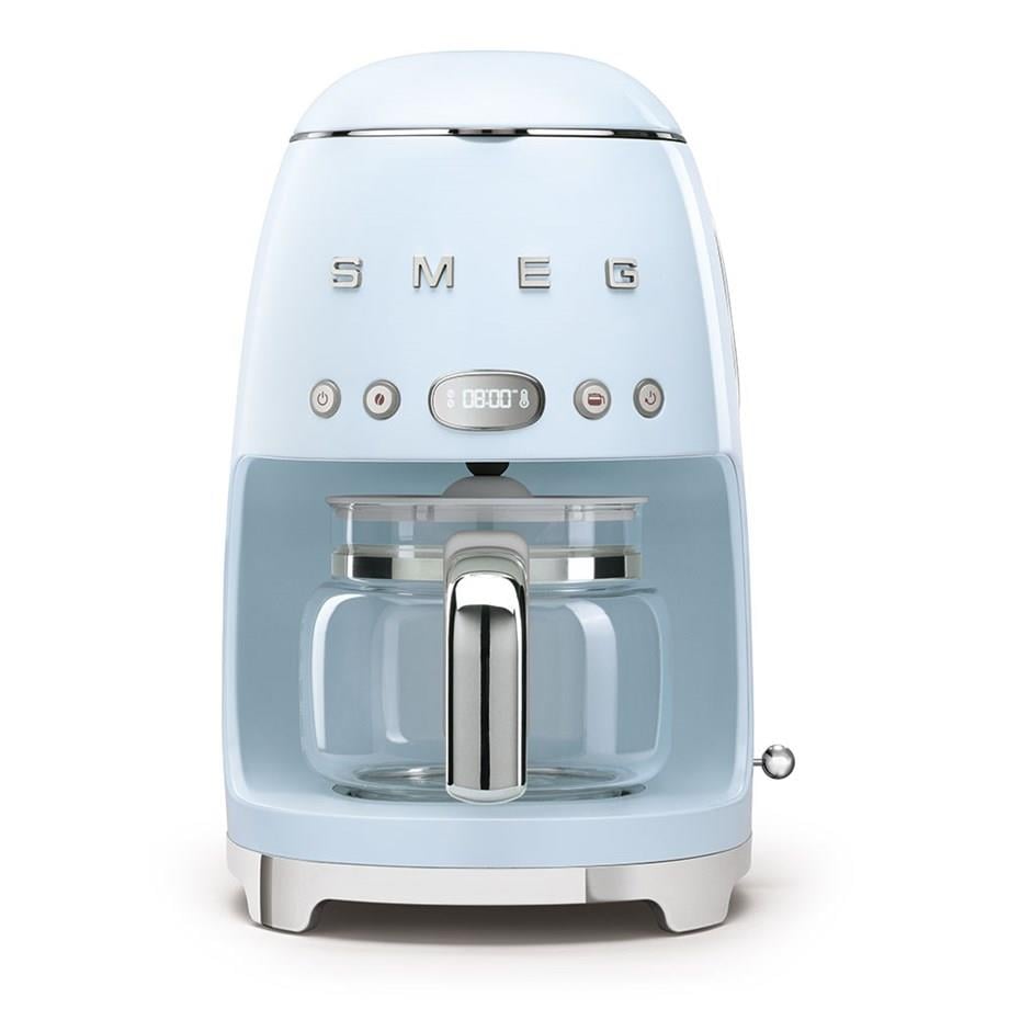 SMEGPastel Mavi Filtre Kahve Makinesi, Su Isıtıcı Kettle Ve Kişisel Smootie Blender SetiDCF02KLF03PBF01PBEU