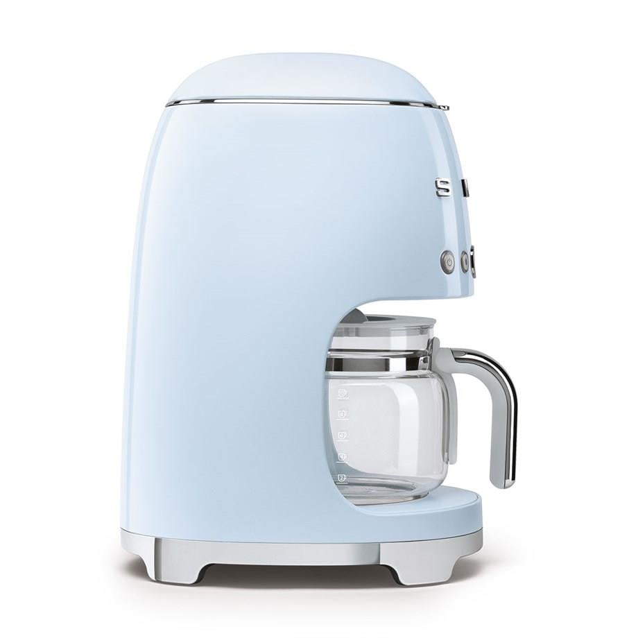 SMEGPastel Mavi Filtre Kahve Makinesi, Su Isıtıcı Kettle Ve Kişisel Smootie Blender SetiDCF02KLF03PBF01PBEU
