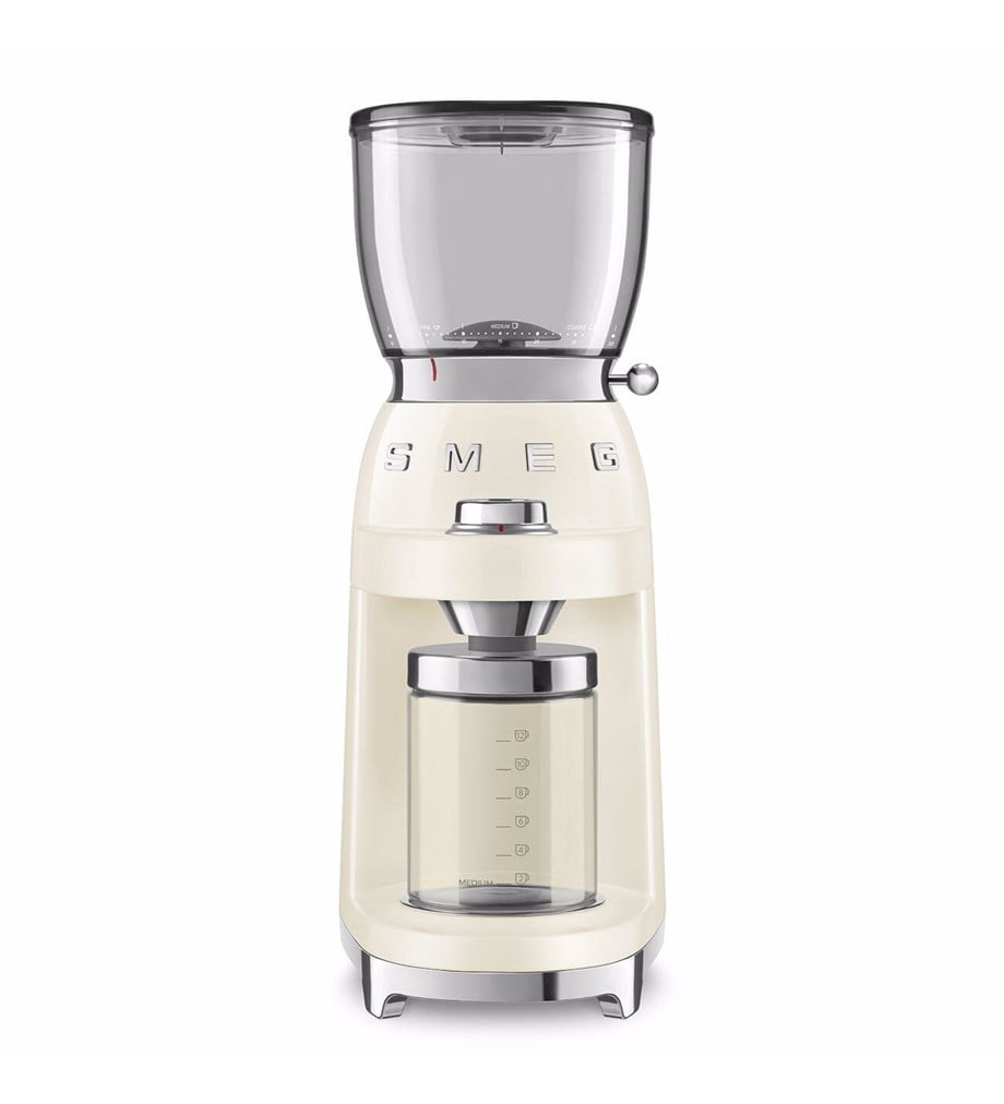 SMEGSmeg Krem Filtre Kahve Makinesi ve Kahve Öğütme Makinesi SetiDCF02CGF01CREU
