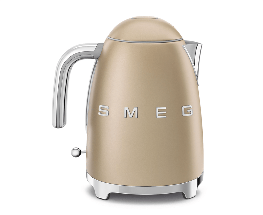 SMEGSu Isıtıcılar 50's Style Ve  2x1 Ekmek Kızartma Makinesi Mat Gold KLF03-TSF01CHMEUKLF03TSF01CHMEU