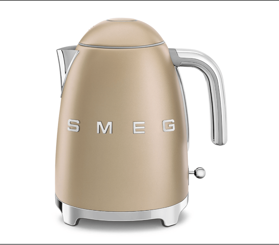 SMEGSu Isıtıcılar 50's Style Ve  2x1 Ekmek Kızartma Makinesi Mat Gold KLF03-TSF01CHMEUKLF03TSF01CHMEU
