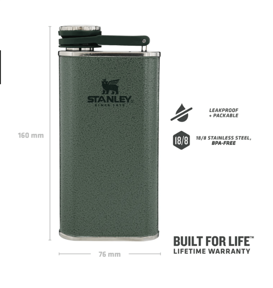 StanleyStanley Klasik Kolay Dolumlu Geniş Ağızlı Cep Matarası | 0,23 litre10-00837-126