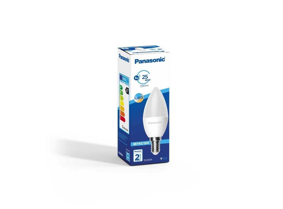 AMPÜLLER & LEDLERPANASONİC007.01.0029PANASONIC E14  LED LAMBA BEYAZ 5 W 6500K 455LMPANASONIC E14  LED LAMBA BEYAZ 5 W 6500K 455LM