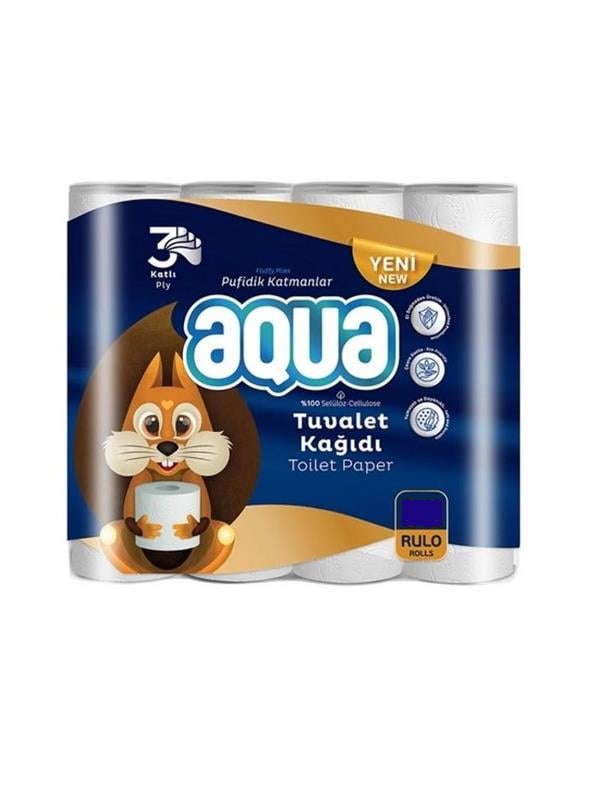 TUVALET KAĞIDIAQUA009.06.0470AQUA TUVALET KAĞIDI 32 LI AQUA TUVALET KAĞIDI 32 LI 