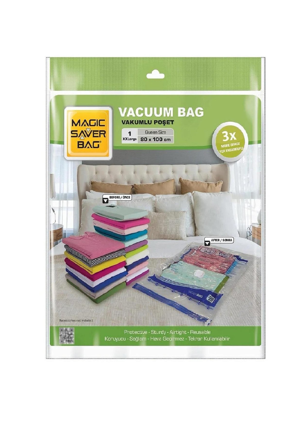 POŞETLERMAGİC009.06.0734MAGİC SAVER BAG 80*100 VAKUMLU POŞET XXLMAGİC SAVER BAG 80*100 VAKUMLU POŞET XXL
