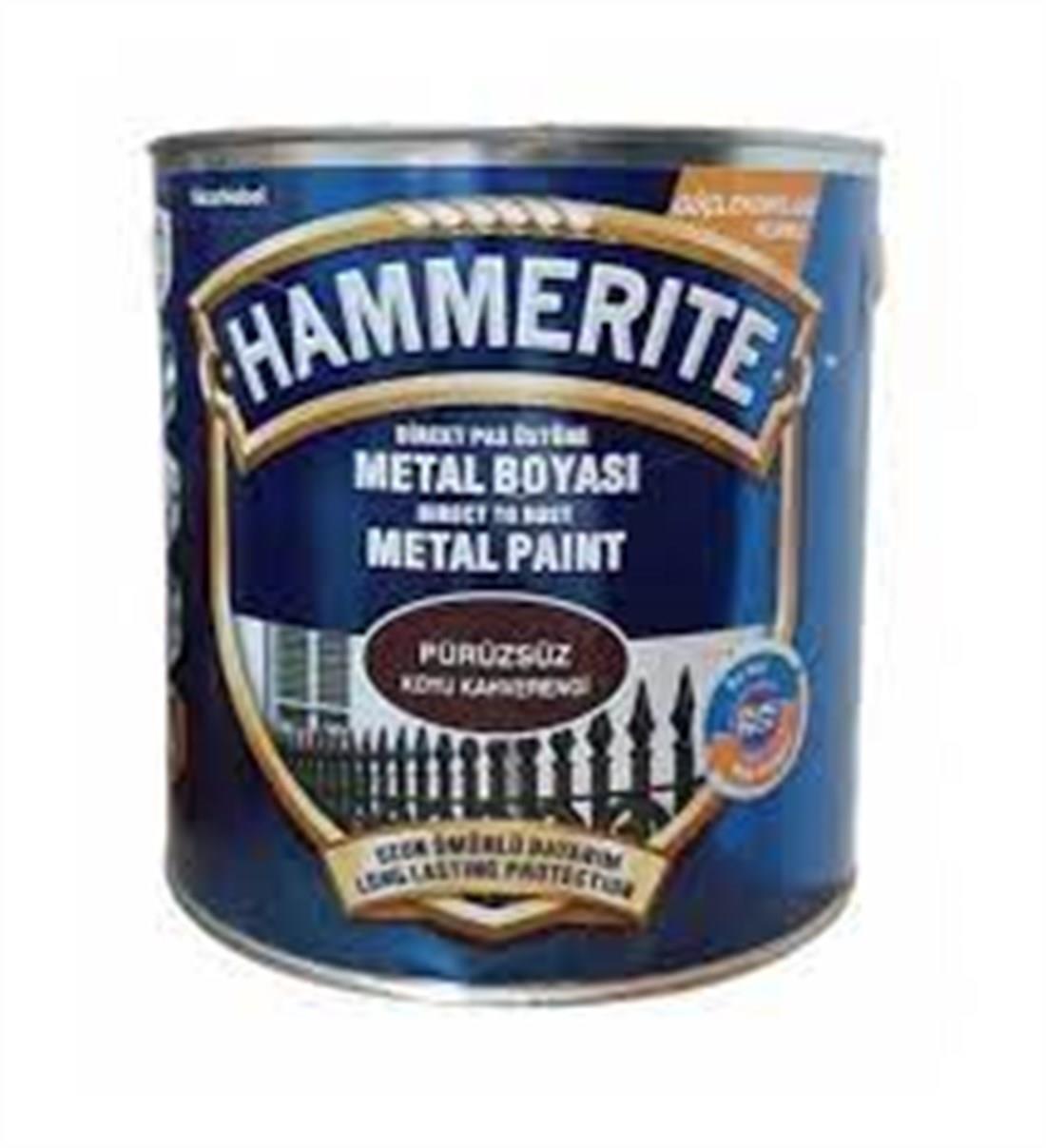 METAL VE AHŞAP BOYALARIHAMMERİTE013.05.0006HAMMERİTE METAL BOYASI DÜZ K.KAHVERENGİ 0,75 LTHAMMERİTE METAL BOYASI DÜZ K.KAHVERENGİ 0,75 LT