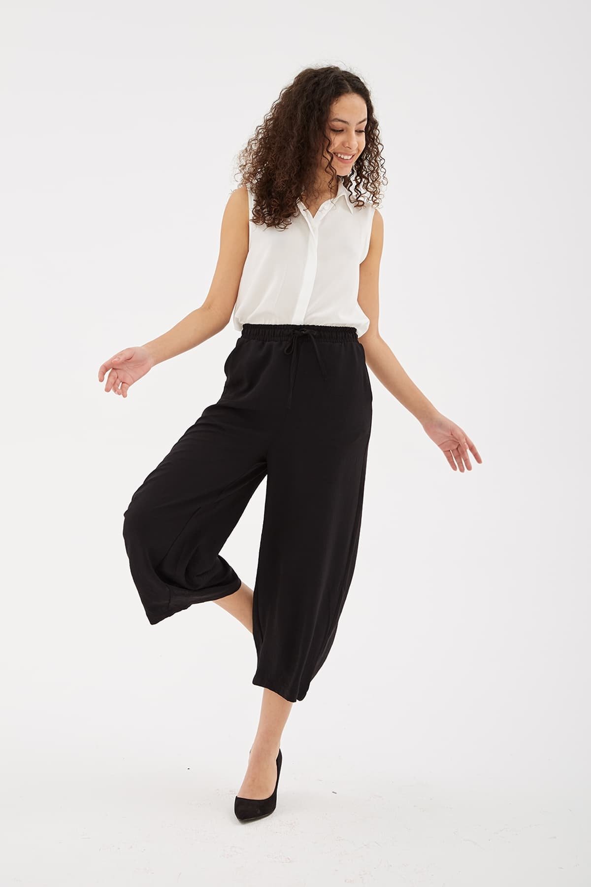 Culotte Pantolon Siyah / Black | Markasız