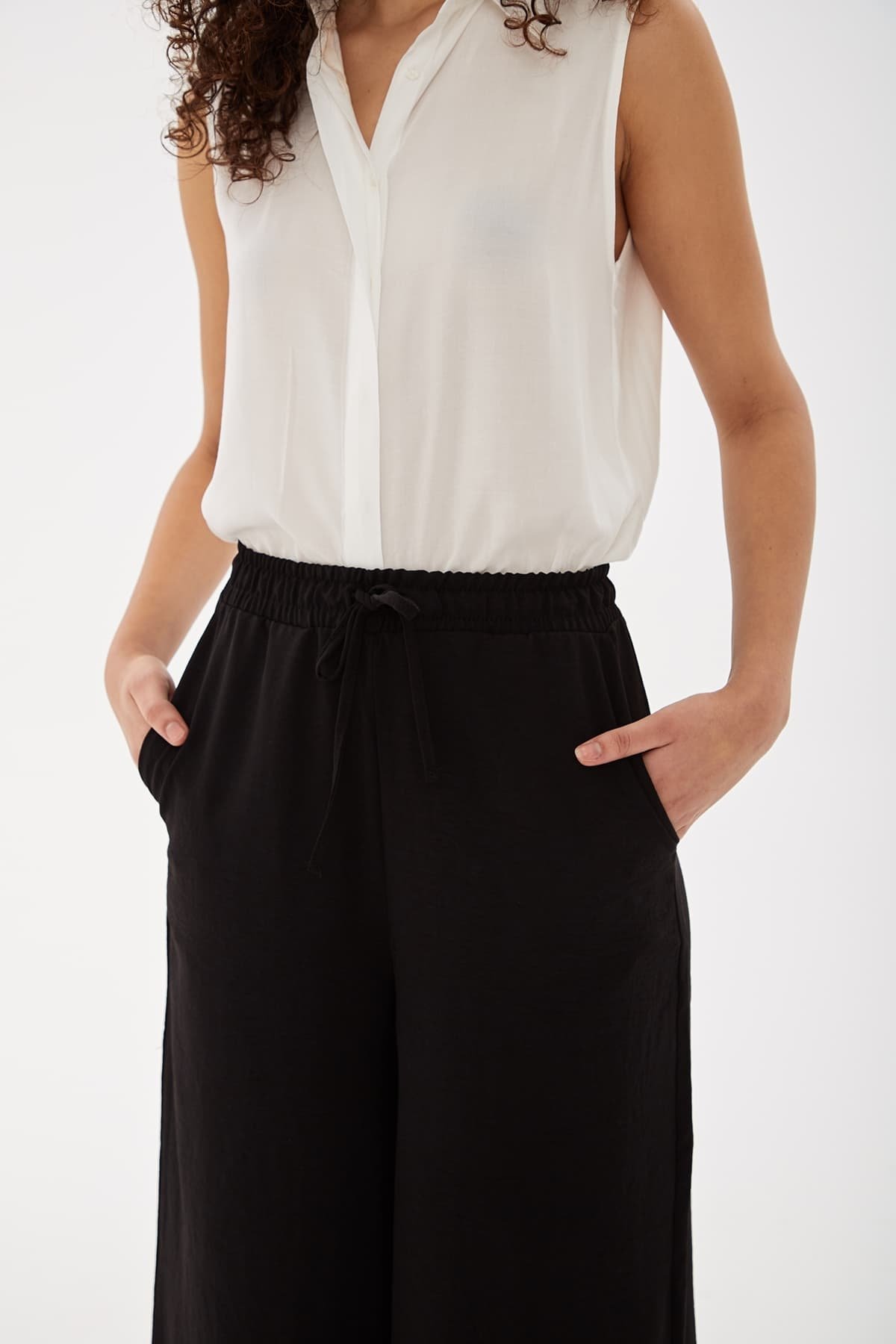 Culotte Pantolon Siyah / Black | Markasız