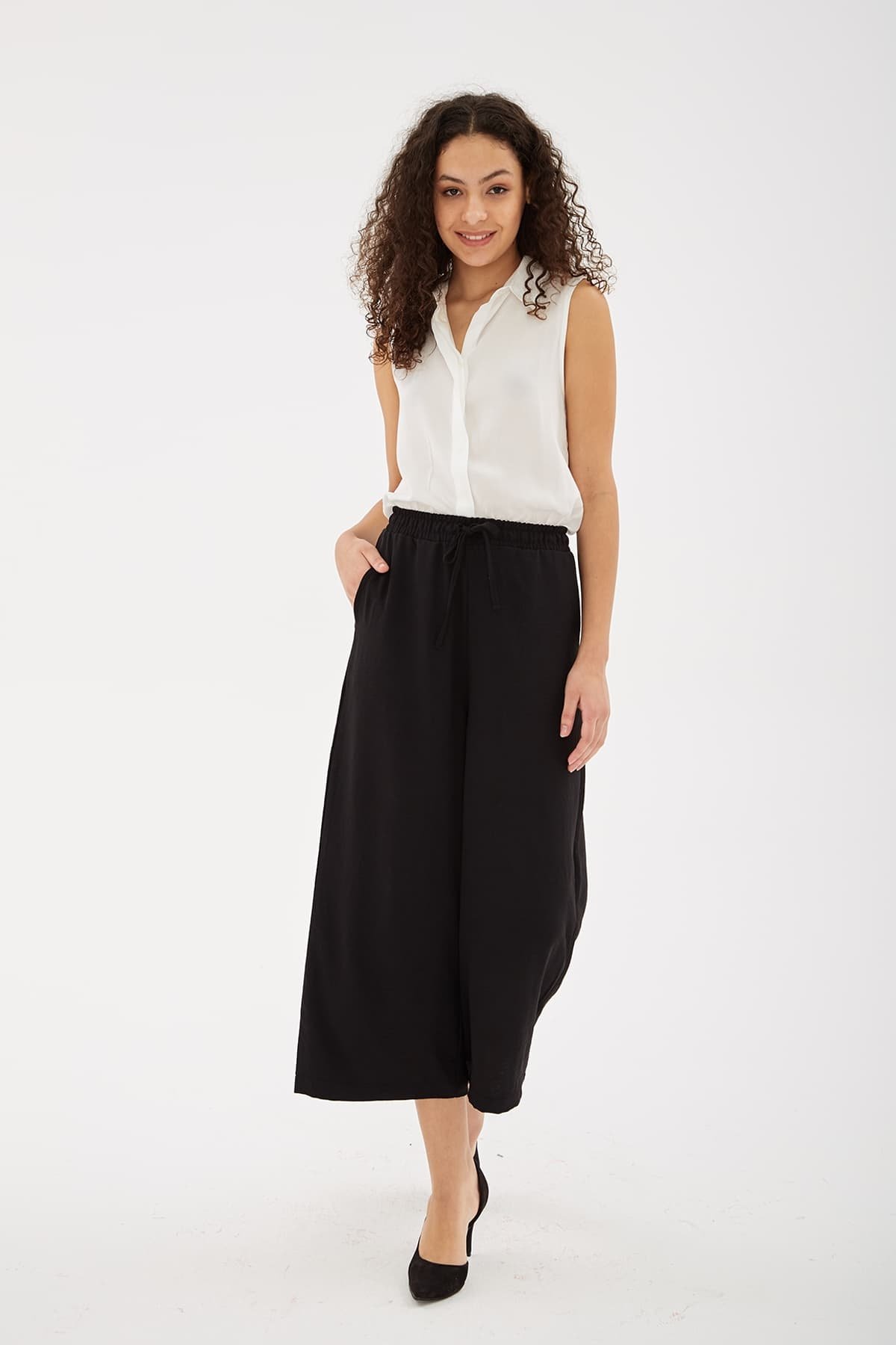 Culotte Pantolon Siyah / Black | Markasız