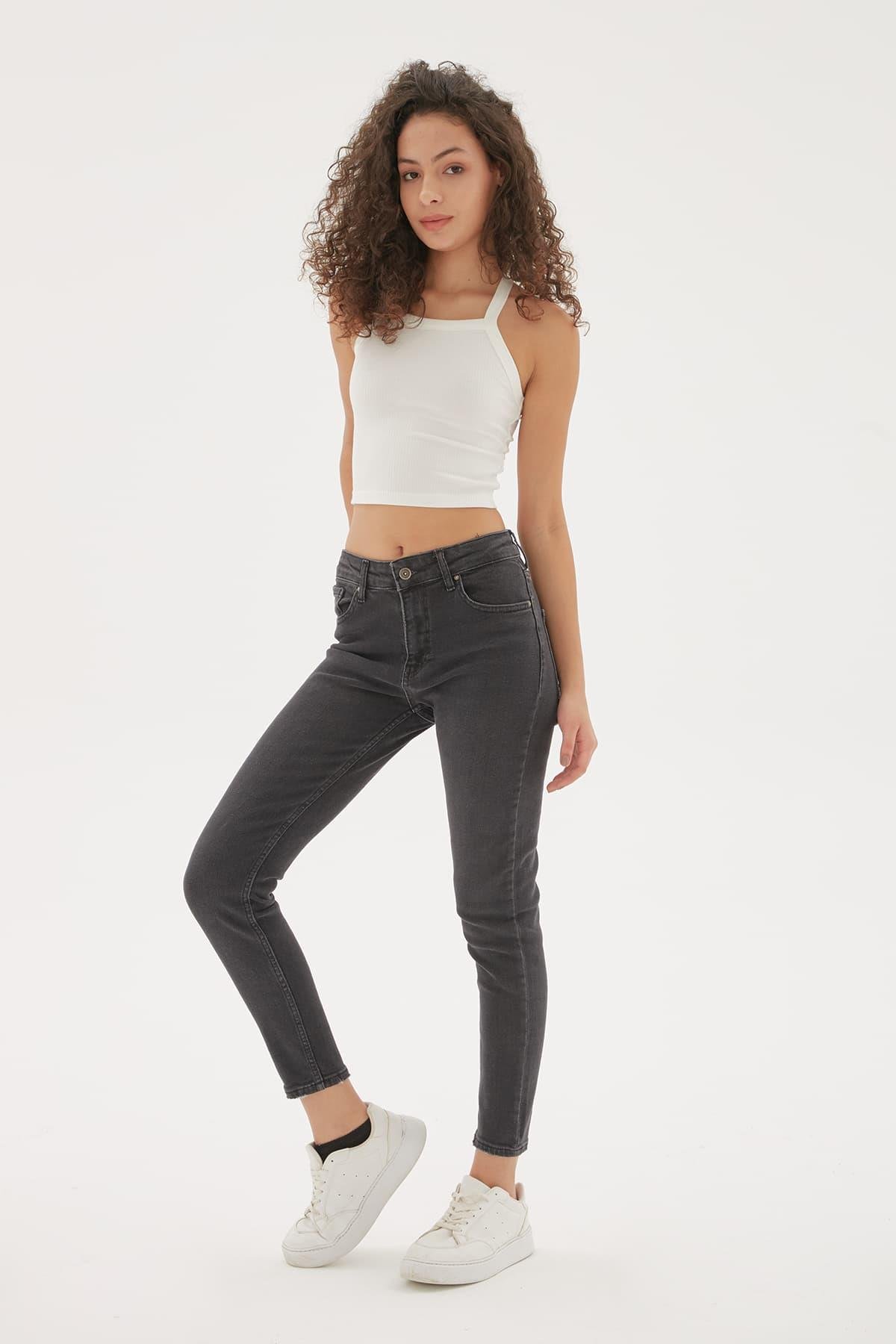 Denim Pantolon Antrasit | Fashion Friends