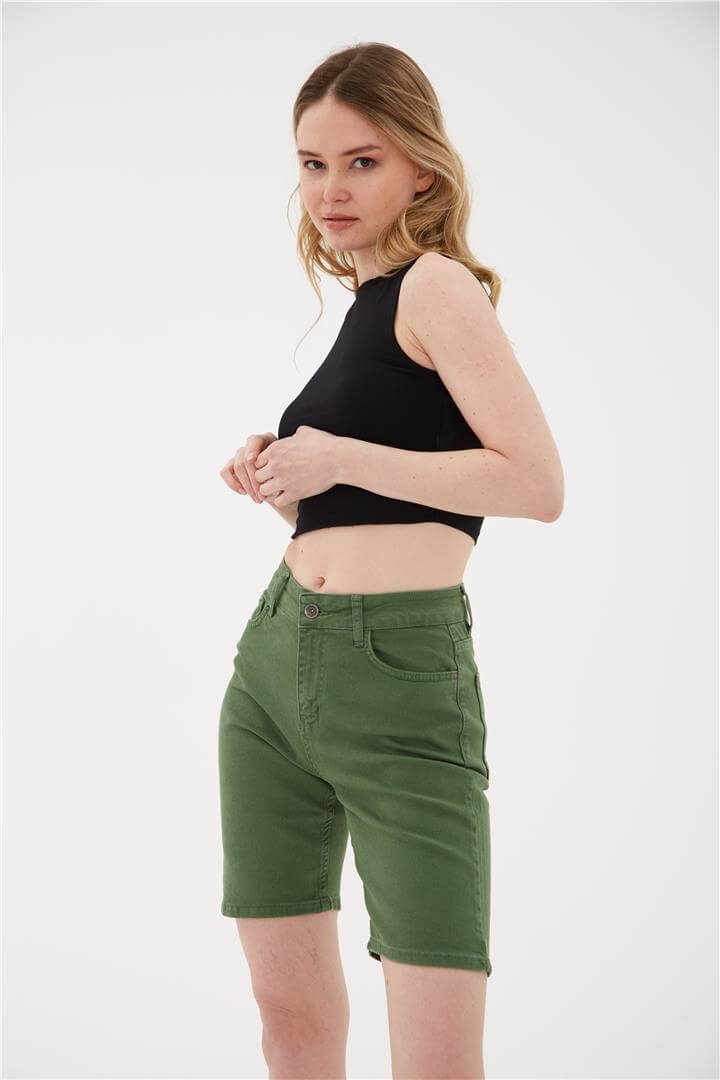 Kolsuz Crop Bluz Siyah | Fashion Friends
