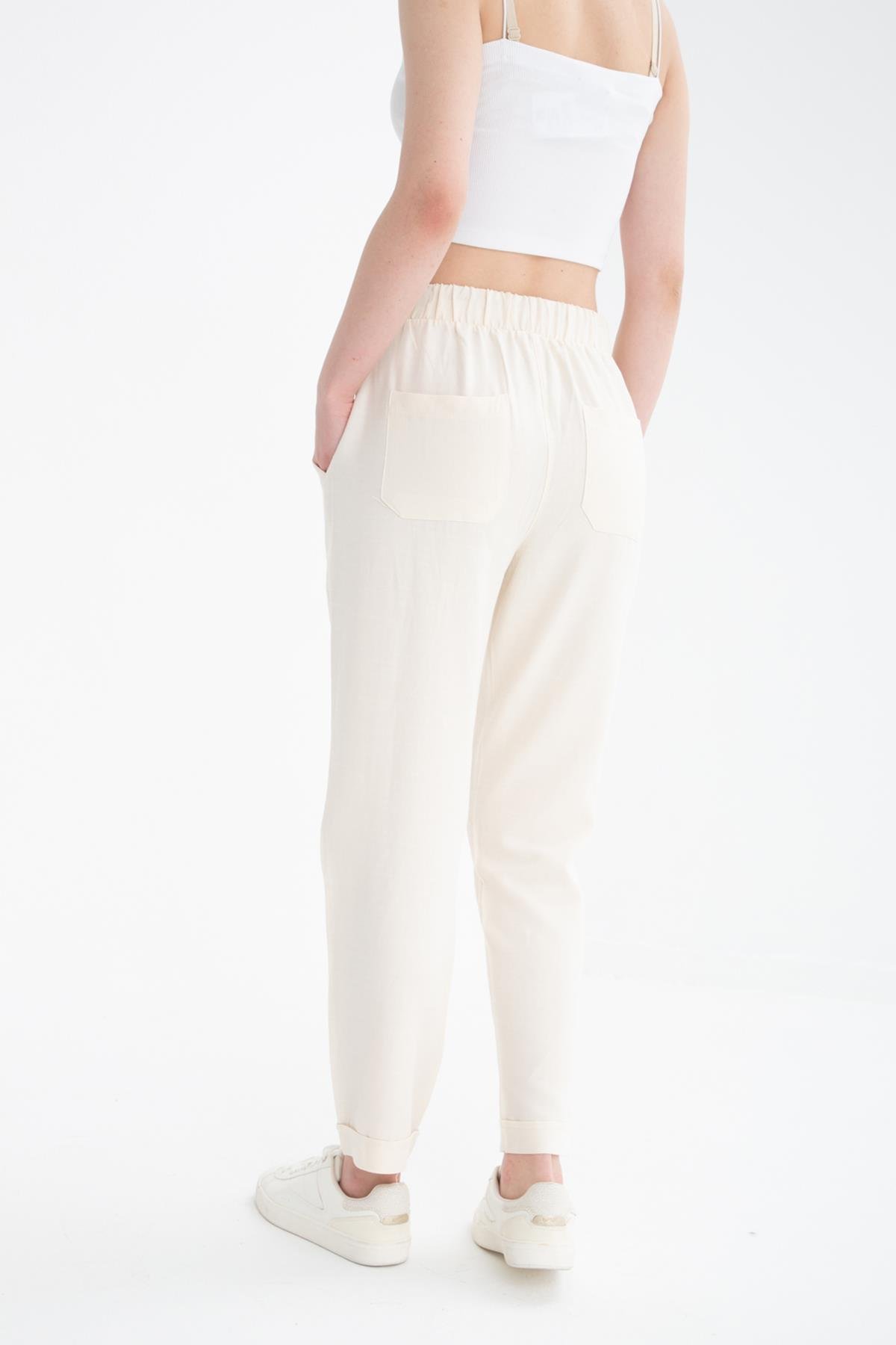 Rahat Pantolon Natural | Fashion Friends